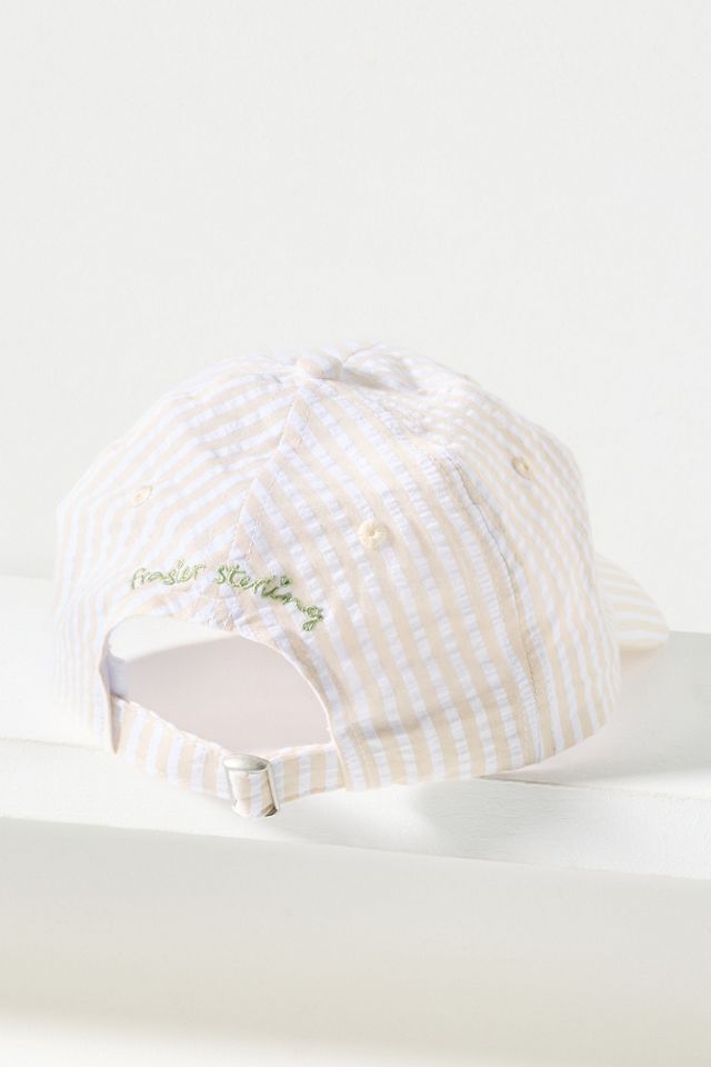 Frasier Sterling Seersucker Baseball Cap #1