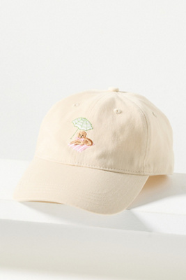 Frasier Sterling Dog Baseball Cap In White