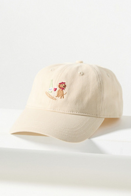 Frasier Sterling Dog Baseball Cap In White