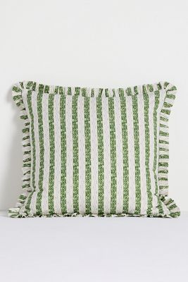 Ivy Cotton Printed Ruffle Pillow