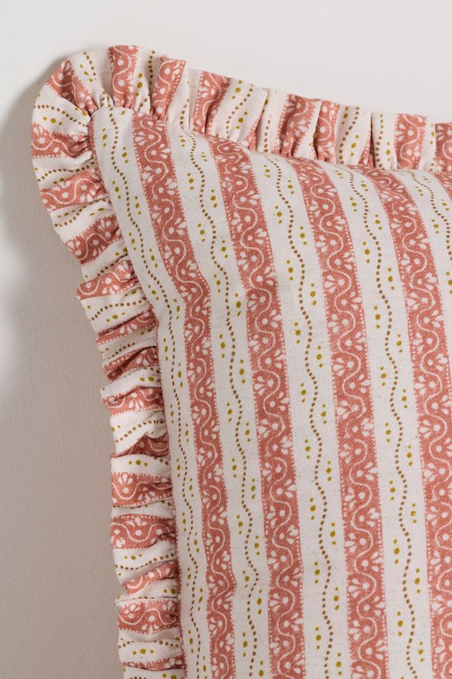 Ivy Cotton Printed Ruffle Cushion #2