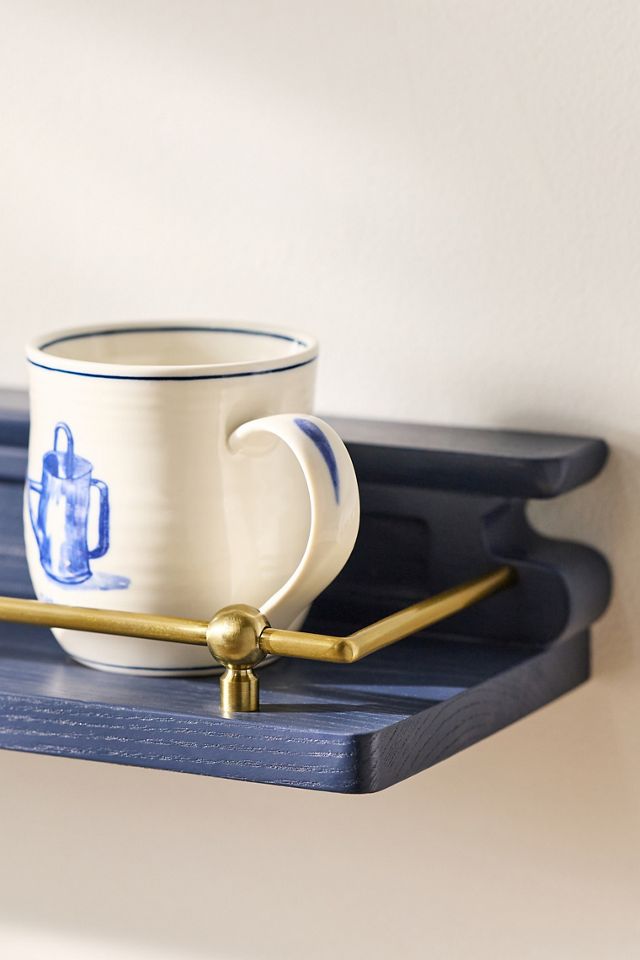 Heather 24" Single-Ledge Shelf with Rail #1