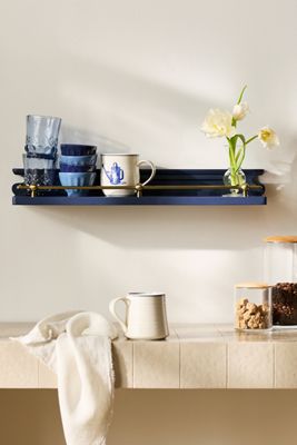 Heather 24" Single-Ledge Shelf with Rail