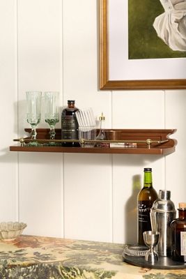 Étagère simple à rebord Heather 24" avec rail
