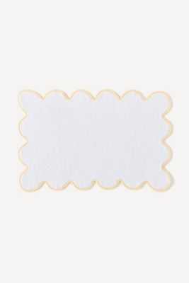 Kassatex Chairish Scallop Edge Bath Mat