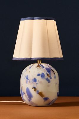 Speckled Glass Table Lamp Base