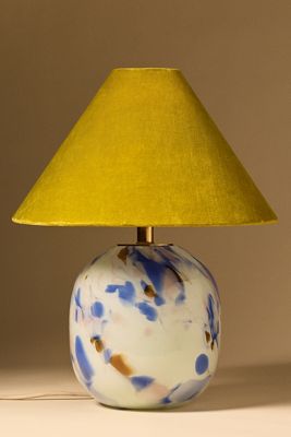 Speckled Glass Table Lamp Base