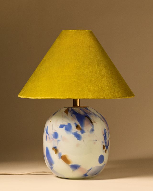 Speckled Glass Table Lamp Base #2