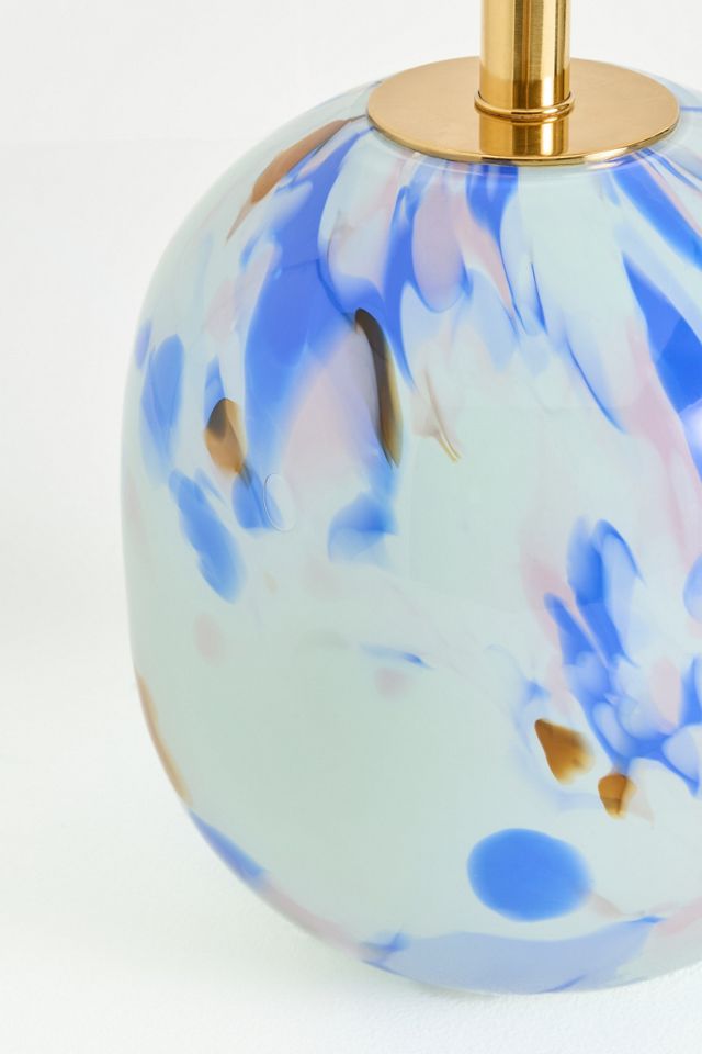 Speckled Glass Table Lamp Base #1