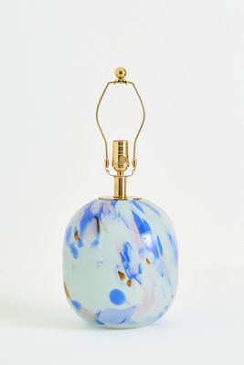 Speckled Glass Table Lamp Base