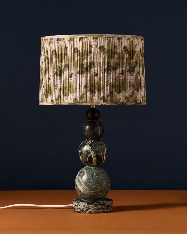 Marble Bobbin Table Lamp Base #3