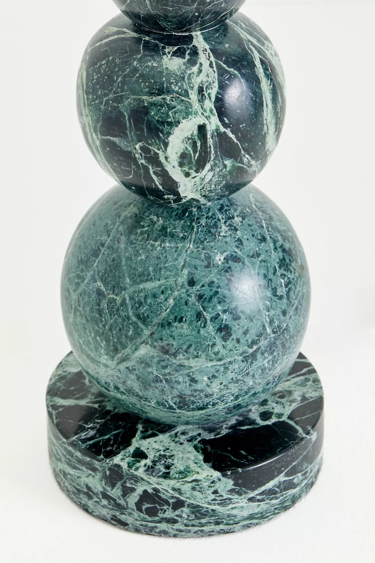 Marble Bobbin Table Lamp Base - thumbnail 2