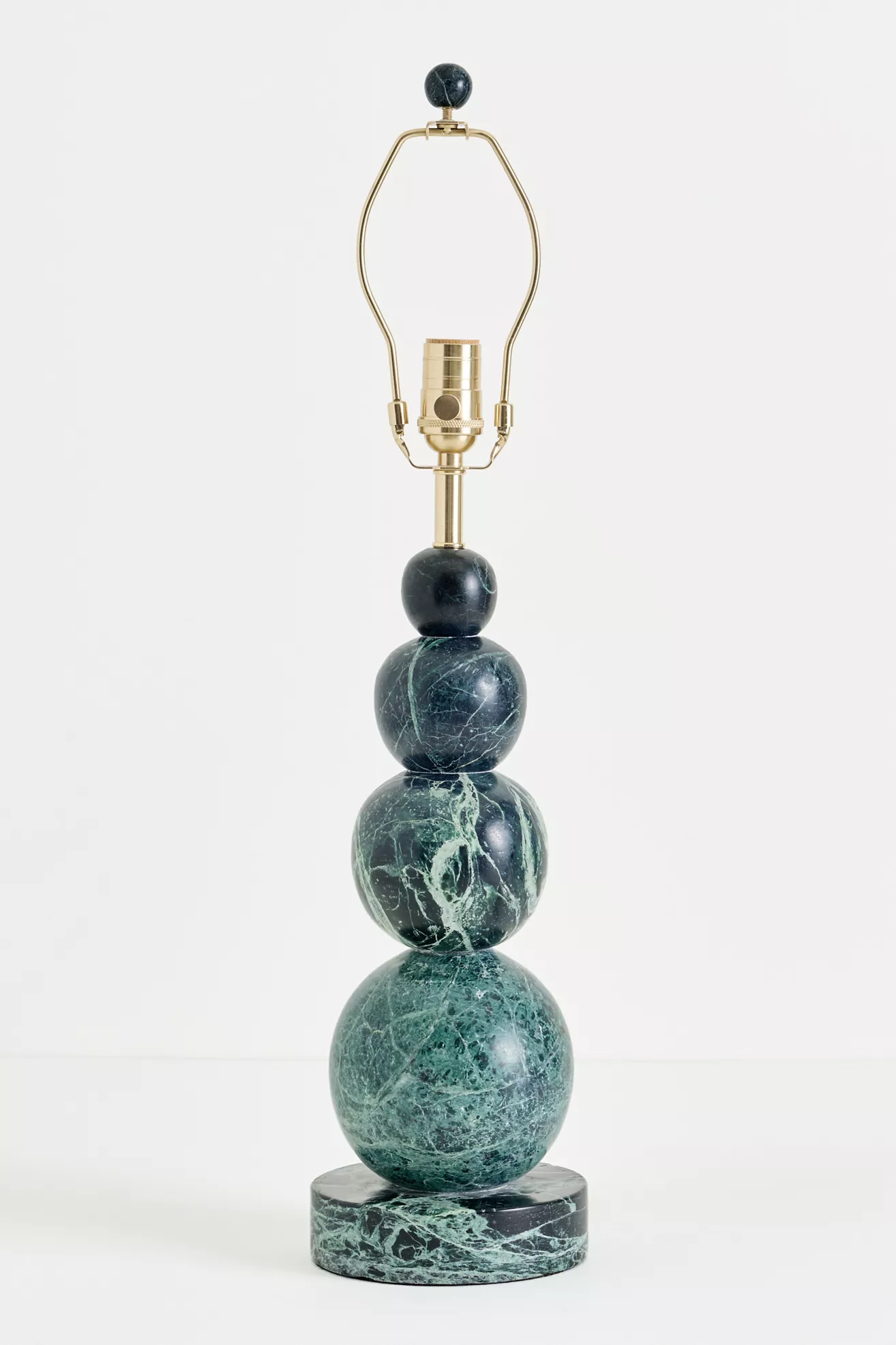 Marble Bobbin Table Lamp Base