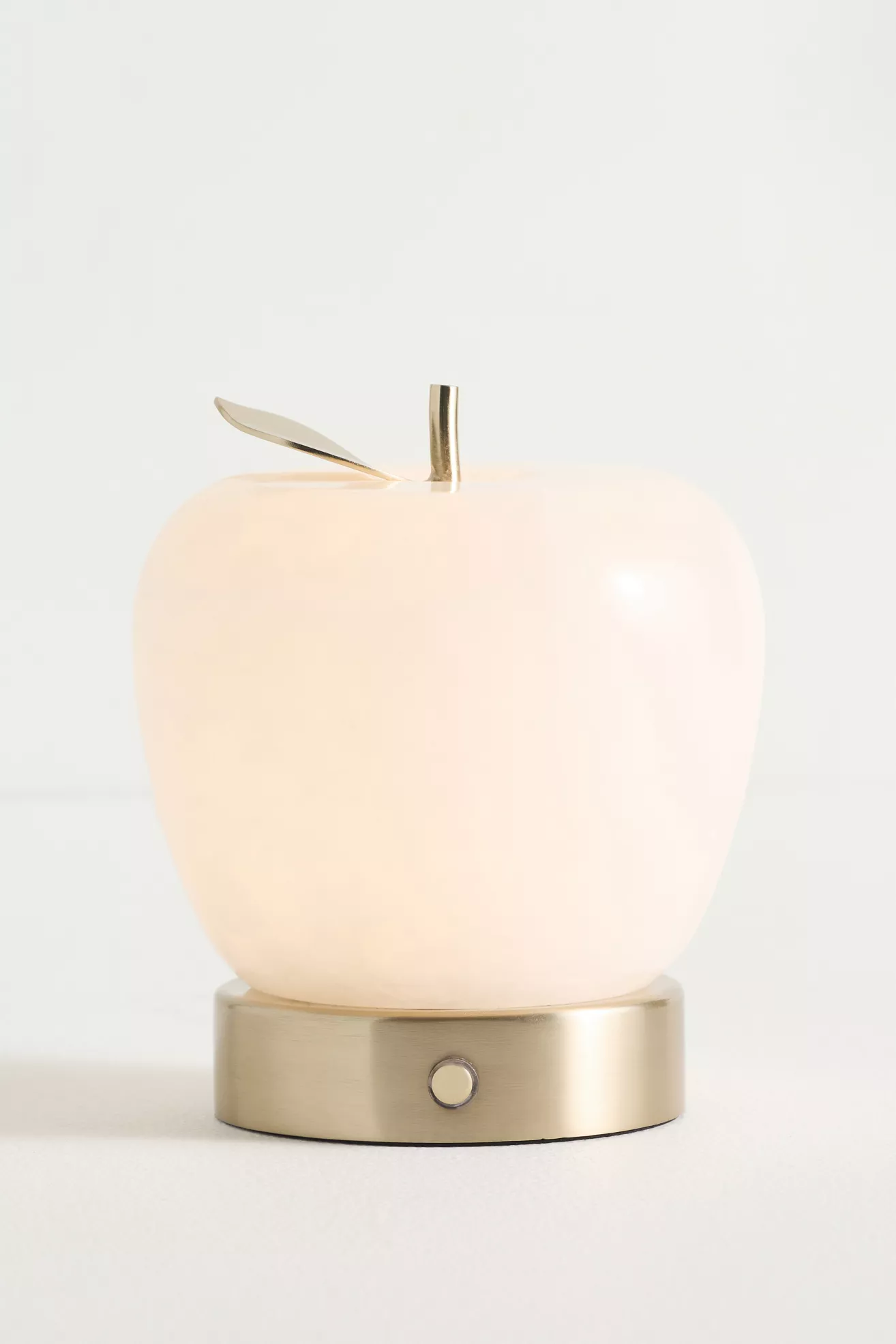 Apple Alabaster Rechargeable Cordless Table Lamp - thumbnail 3