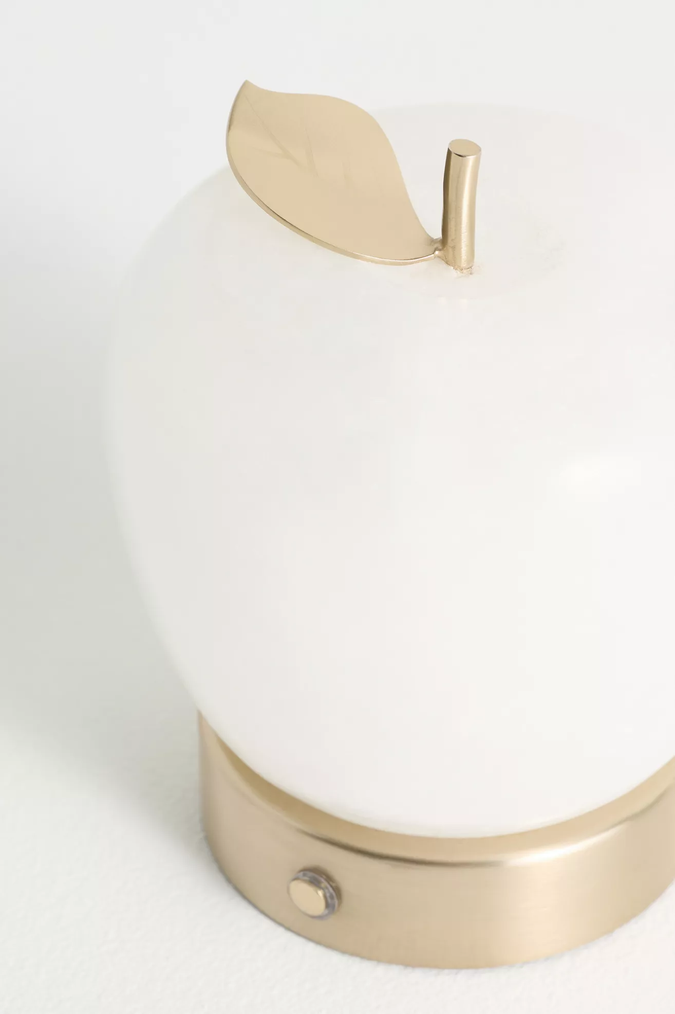 Apple Alabaster Rechargeable Cordless Table Lamp - thumbnail 4