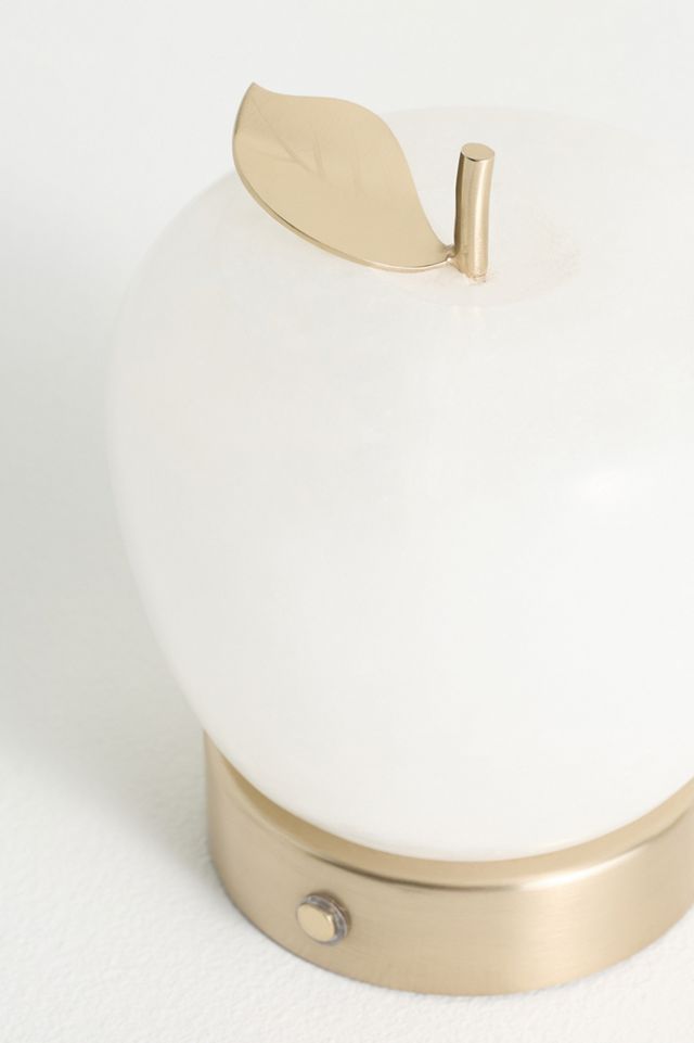 Apple Alabaster Rechargeable Cordless Table Lamp #2