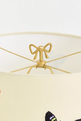 Natalia Bow Brushed Brass Decorative Light Finial