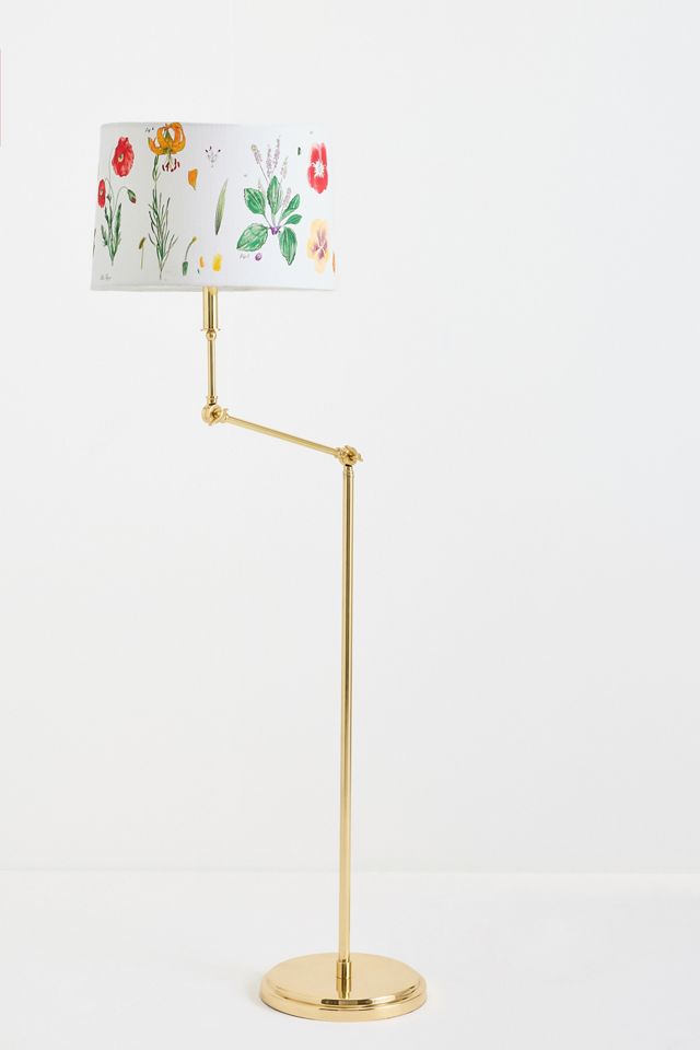 Articulating Antique Brass Floor Lamp Base #3