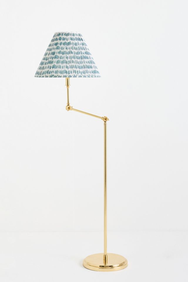 Articulating Antique Brass Floor Lamp Base #4