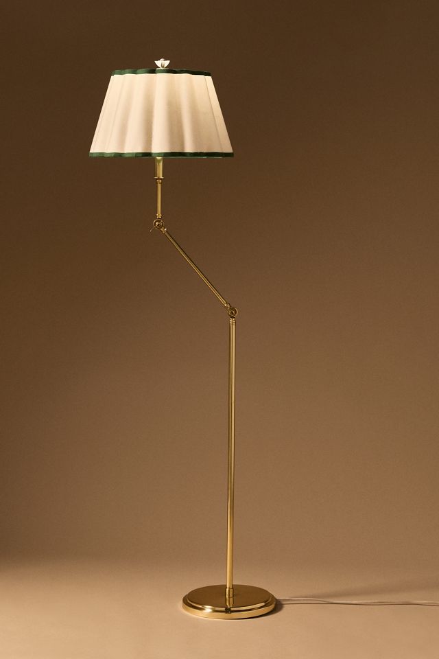 Articulating Antique Brass Floor Lamp Base #5