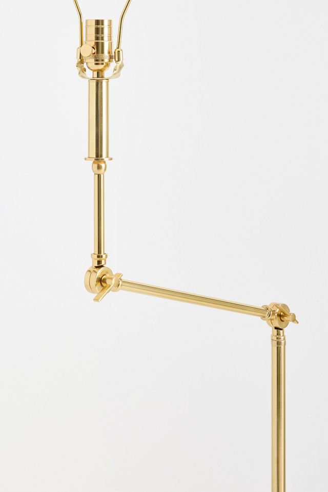 Articulating Antique Brass Floor Lamp Base #1