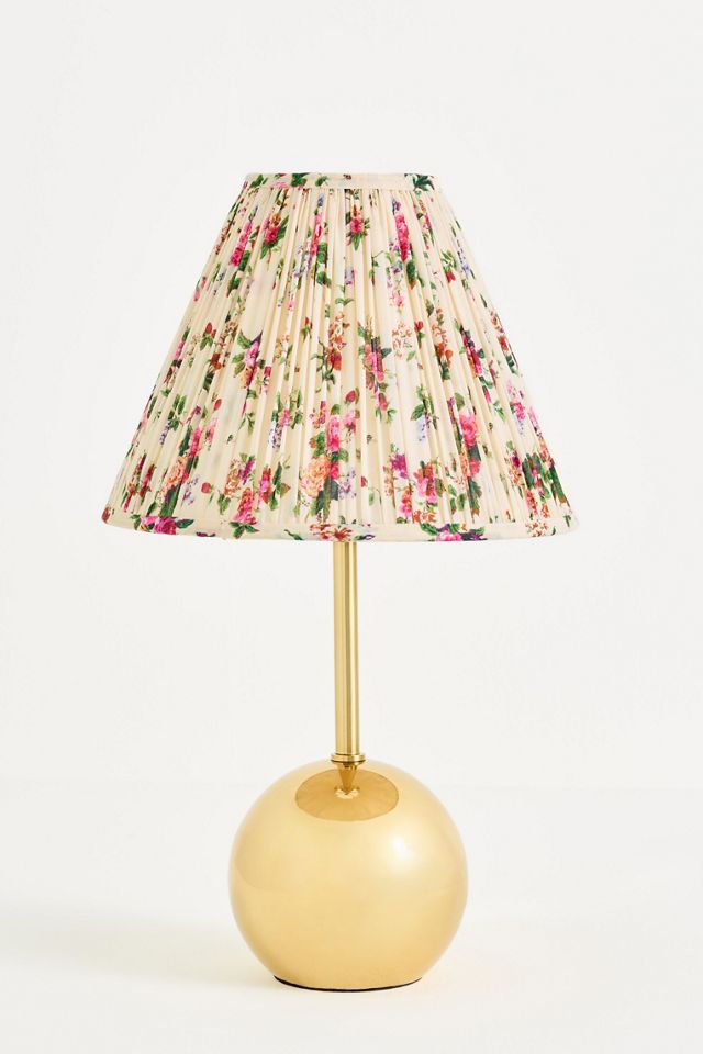 Edie Round Antique Brass Table Lamp Base #1