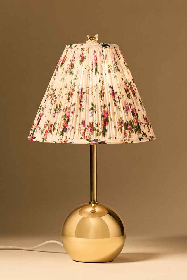 Edie Round Antique Brass Table Lamp Base #2