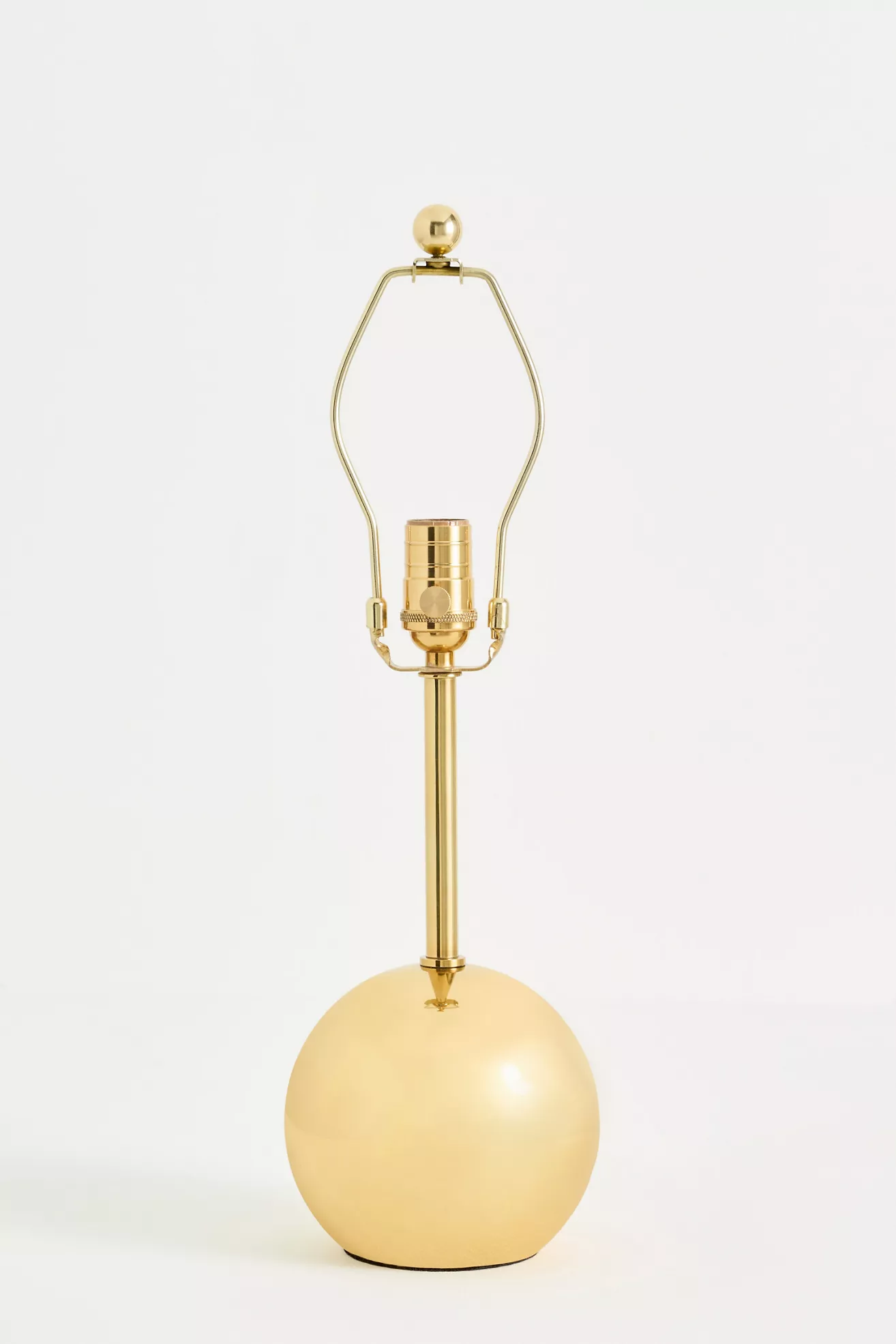 Edie Round Antique Brass Table Lamp Base