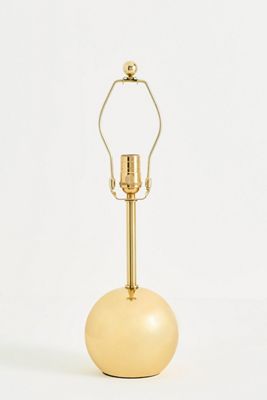 Edie Round Antique Brass Table Lamp Base