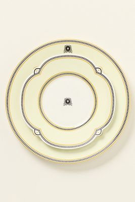 Piatto da Dessert in Gres Louella, Set di 4