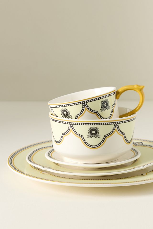 Louella Stoneware Mug & Saucer #4