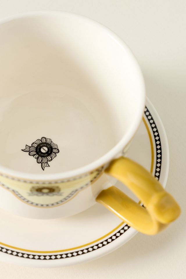 Louella Stoneware Mug & Saucer #2