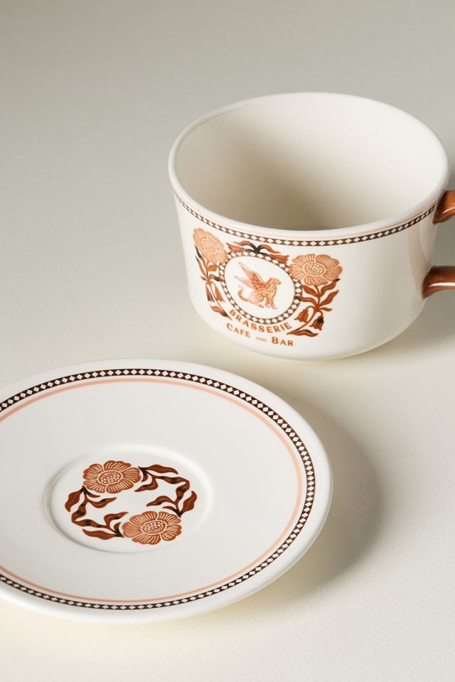 Reverie Stoneware Mug & Saucer #2