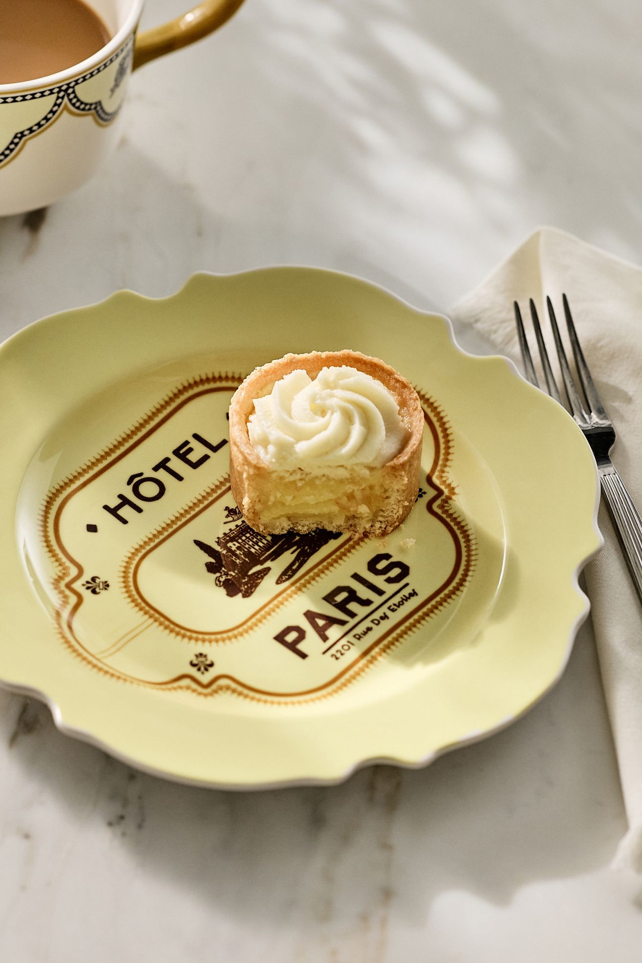 Reverie Stoneware Dessert Plate - Yellow, One Size
