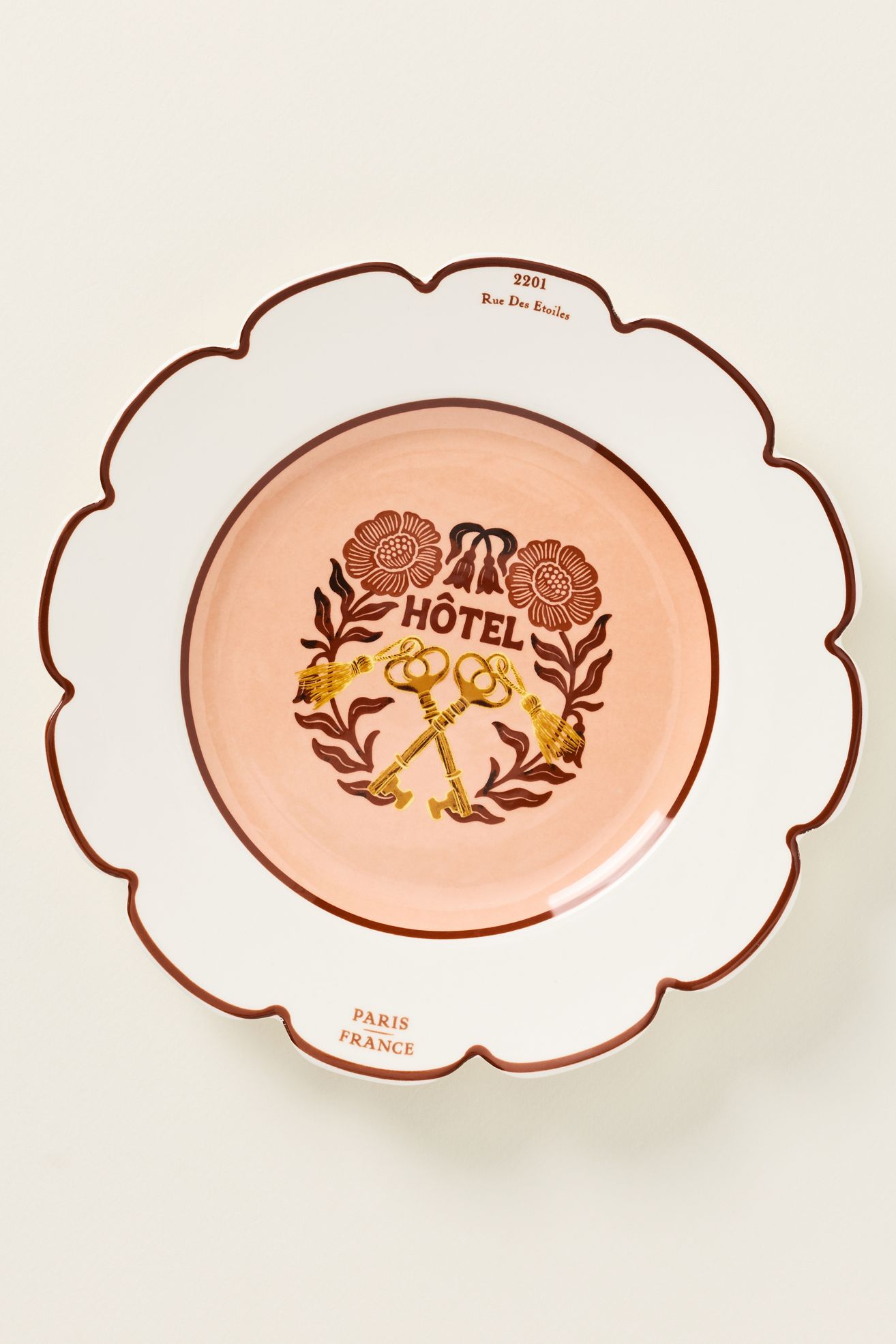 Reverie Stoneware Dessert Plate - Dark Orange, One Size