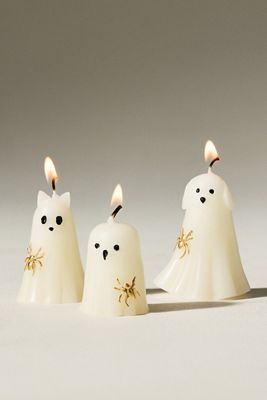 Set de Velas con Forma de Fantasmas de Animales