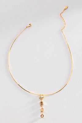 Stone Drop Pendant Necklace