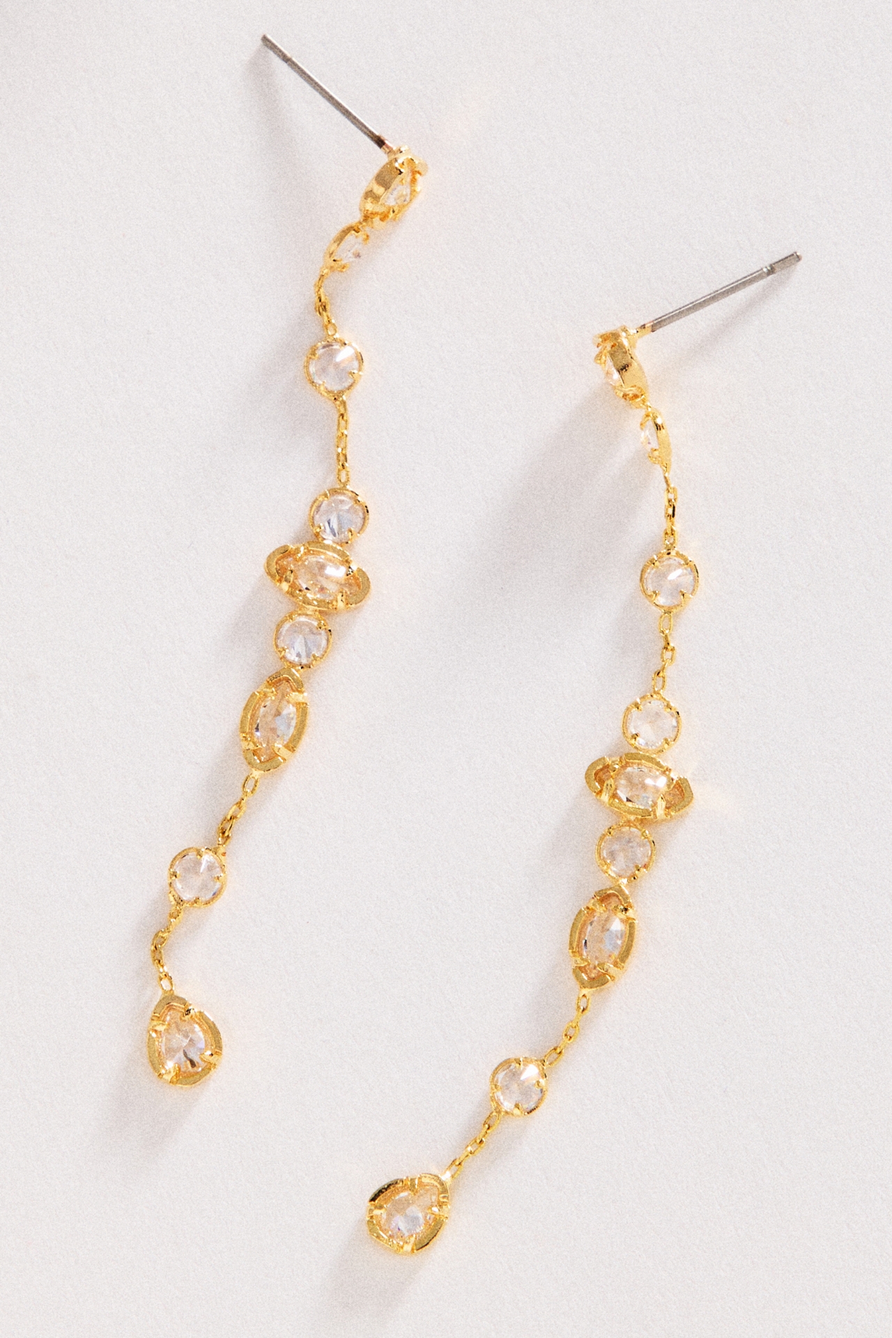 Delicate Stone Drop Earrings