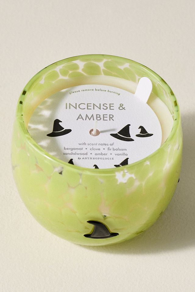 Mystic Witch Icon Incense & Amber Glass Candle #1
