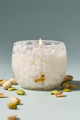 Confetti Icon Dachshund Gourmand Pistachio Glass Candle