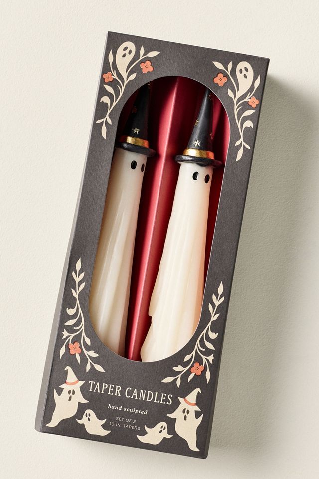 Ghost Witch Shaped Wax Tapers #2