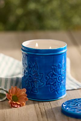 Summer Nights Enamel Citronella Candle