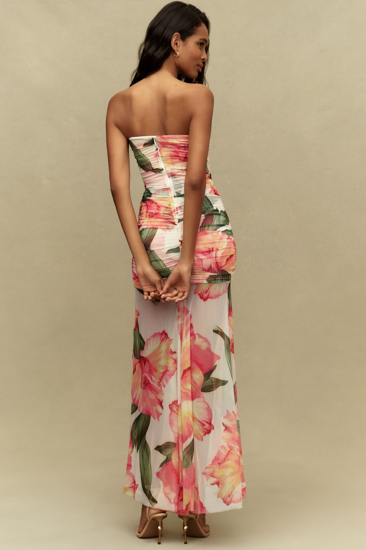 Amanda Uprichard Leo Strapless Maxi Dress