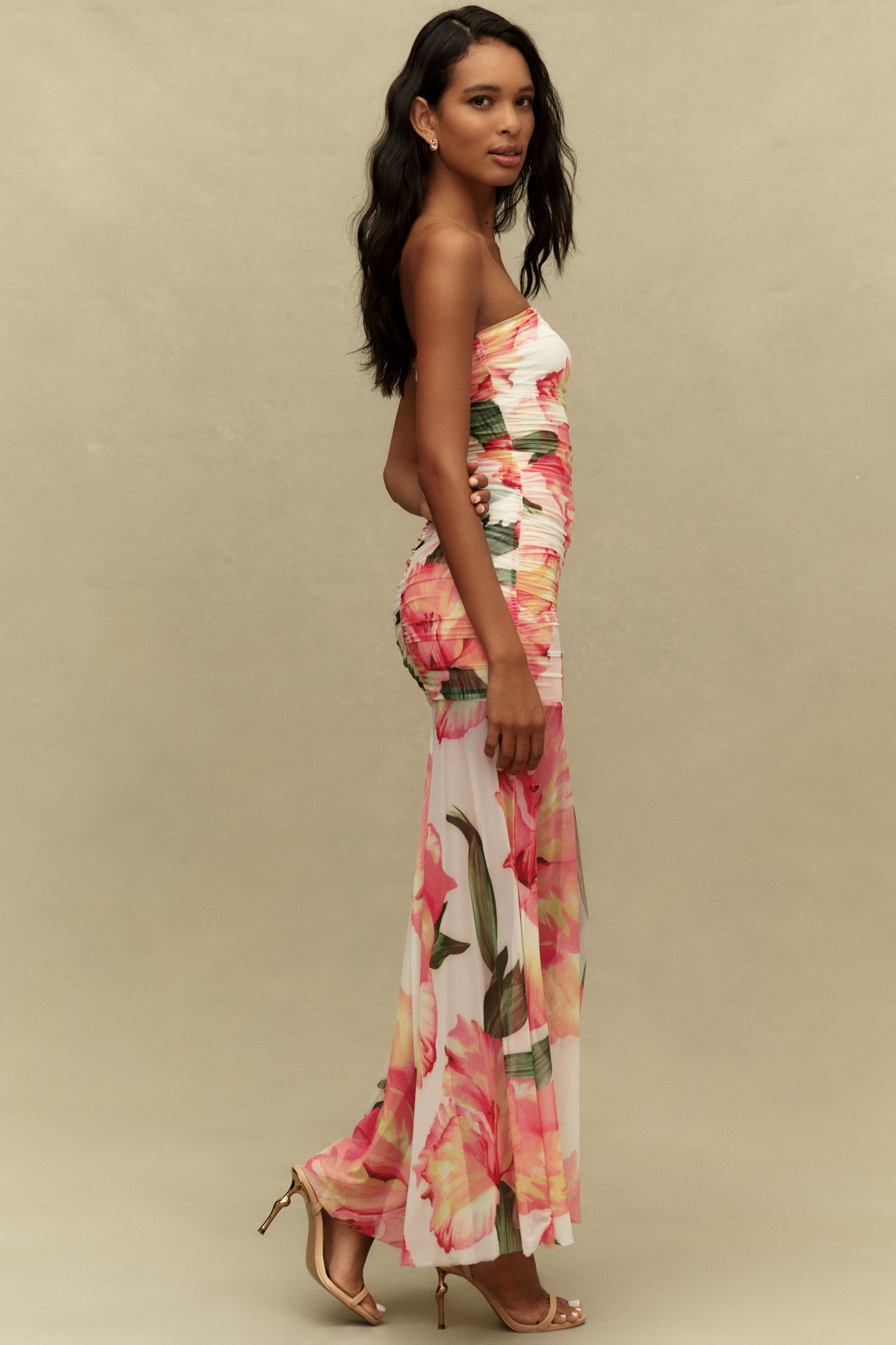 Amanda Uprichard Leo Strapless Maxi Dress