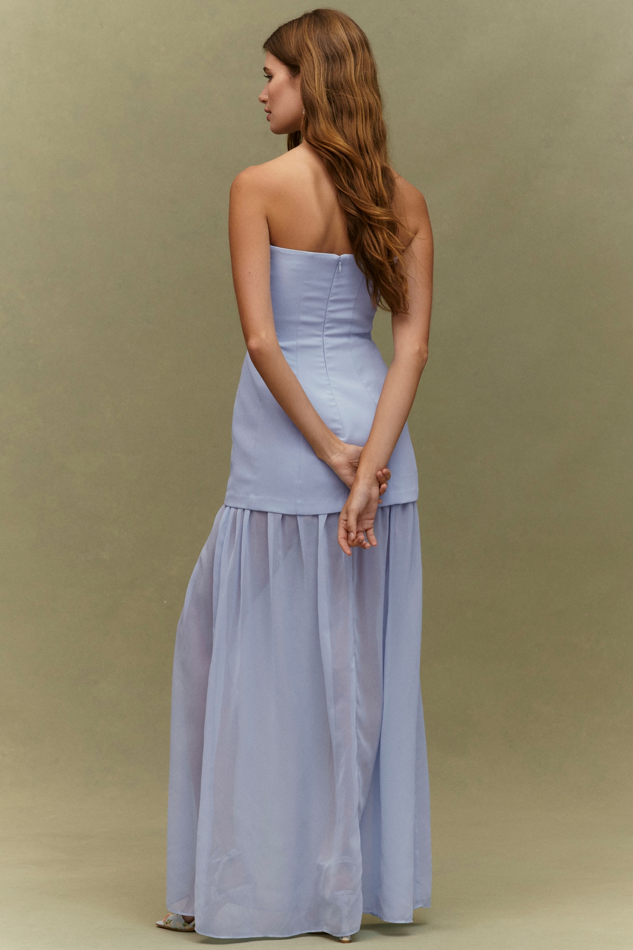 Amanda Uprichard Christy Strapless Maxi Dress