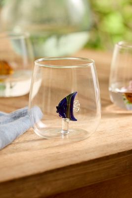 Fish Icon Glass, Angelfish