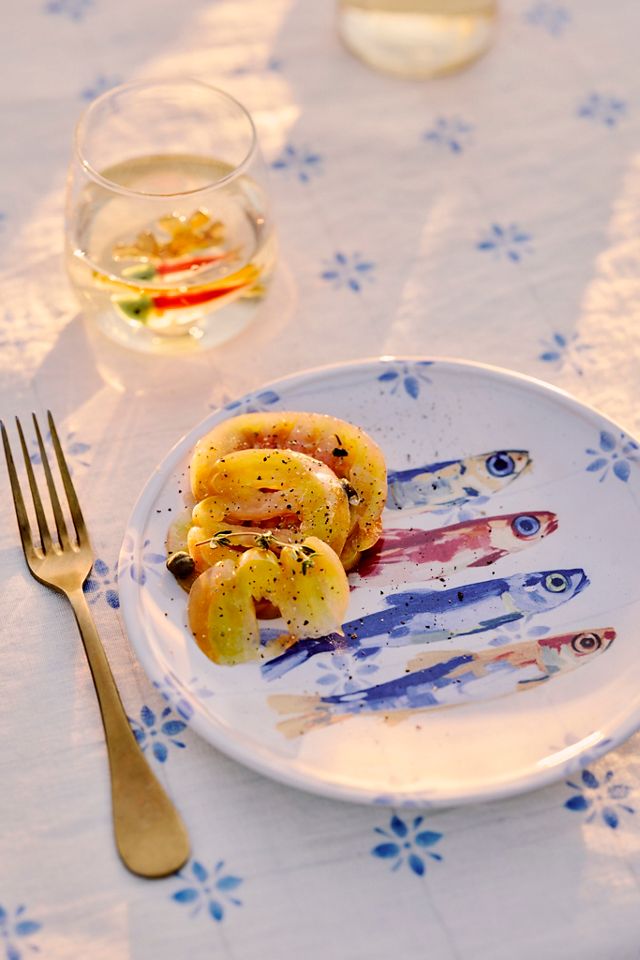 Fish Icon Glass, Sardine #1