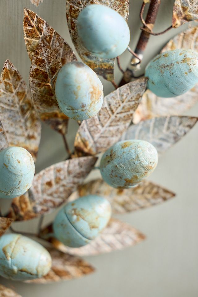 Robin’s Egg Laurel Wreath #1