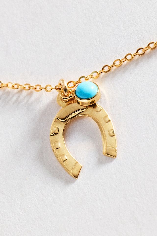 Set & Stones Horseshoe Necklace #1