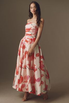 vintage dresses elegant Hutch Women's Silvana Maxi Dress, Size XL, Pink main image 1